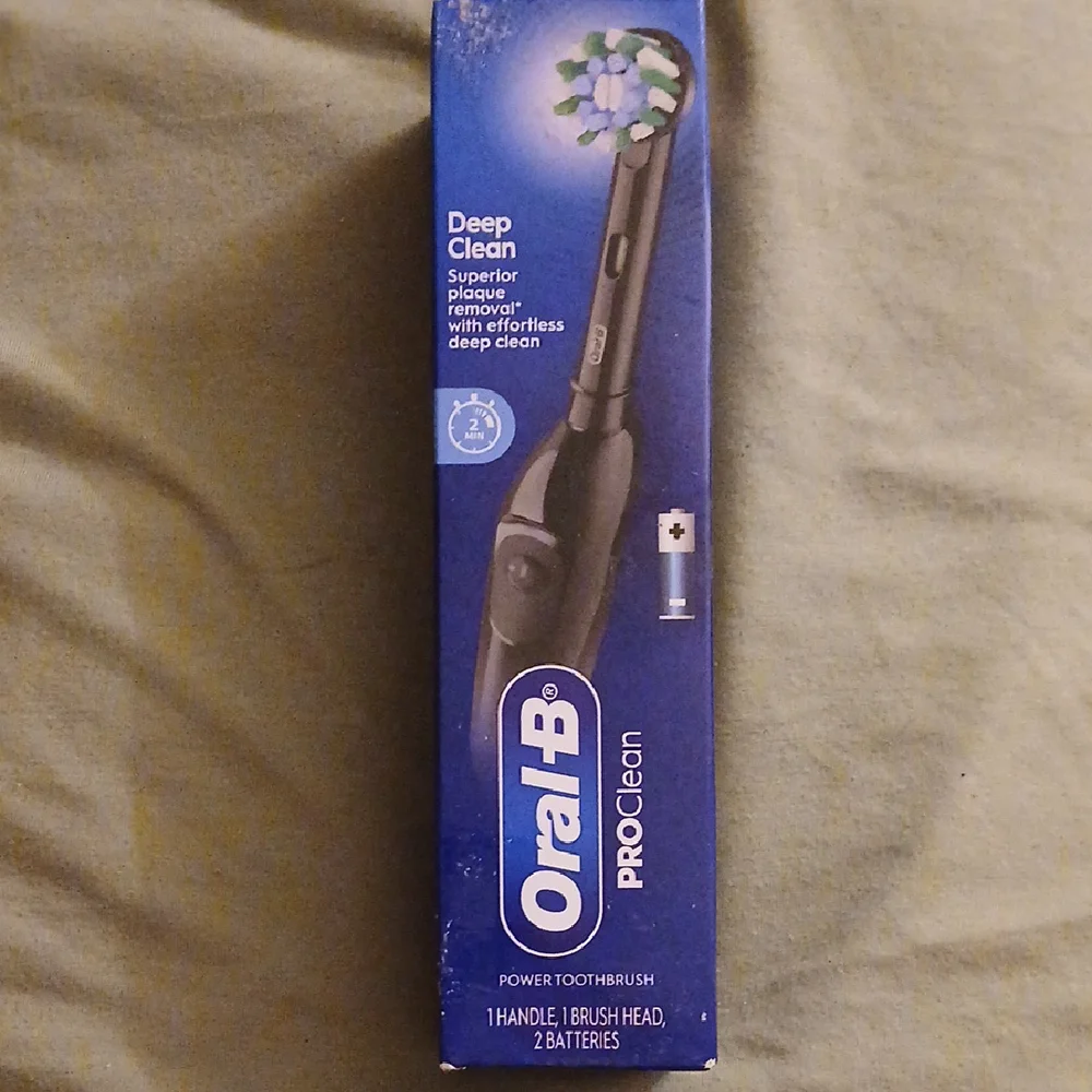 Oral-B Pro Clean Electric Toothbrush White Proctor And Gamble Power Toothbrush